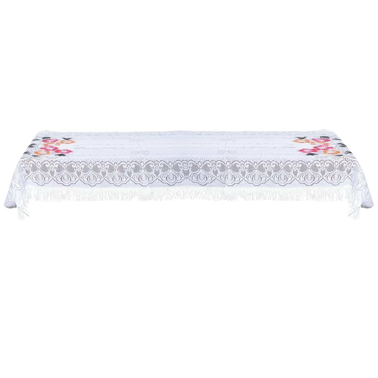 Dining Table Cover WHT Rectangular, Washable, 40x60Inch