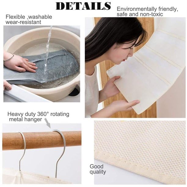 30 Pocket Hanging Organizer GRY – Double Sided, Rectangular