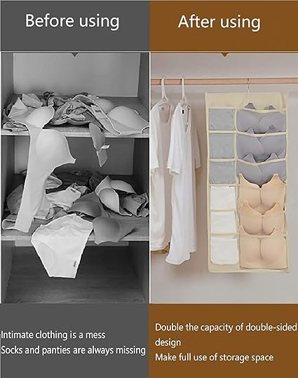 30 Pocket Hanging Organizer IVR – Double Sided, Rectangular