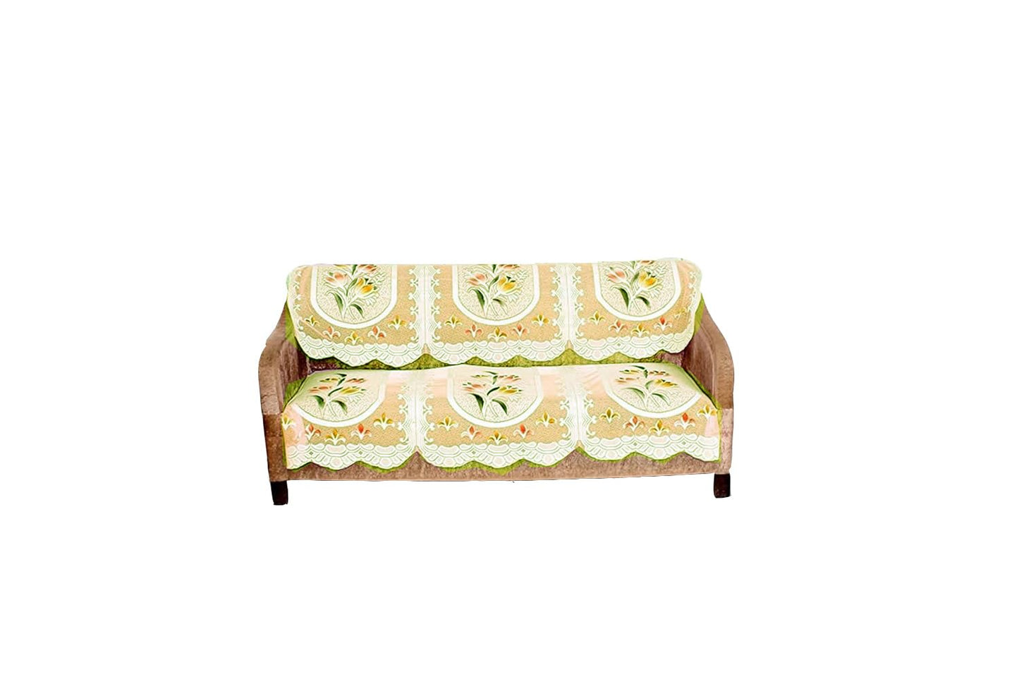 Cotton Sofa Cover ORG – 3,5 and 7 Seater, Floral Printed