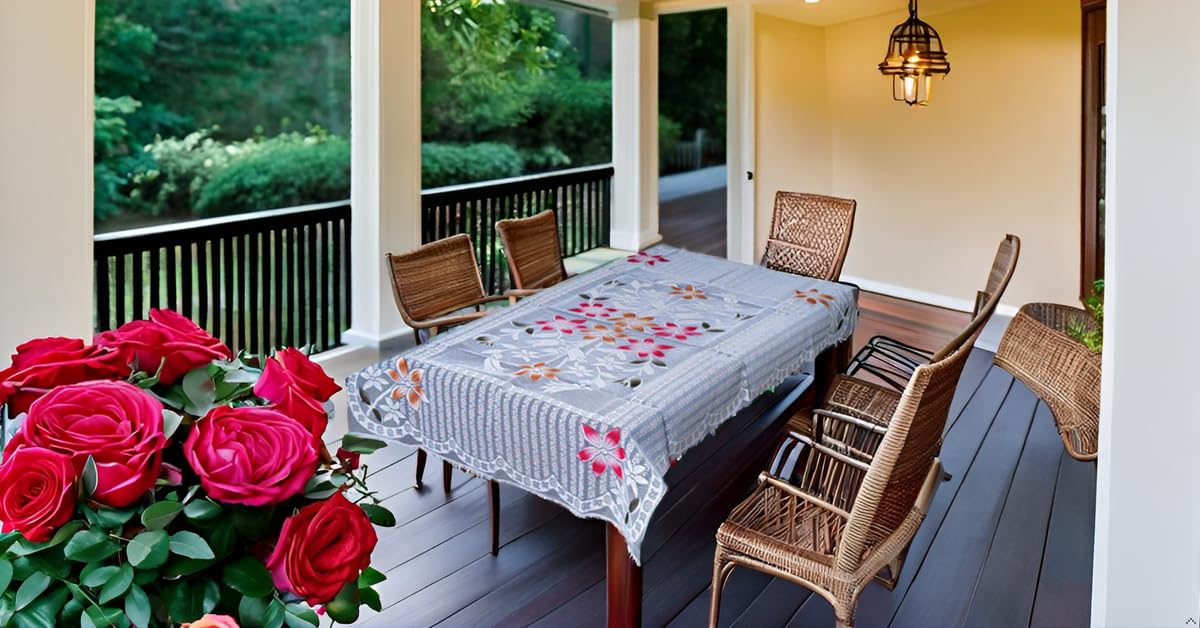 Dining Table Cover BLU Rectangular, Washable, 40x60Inch
