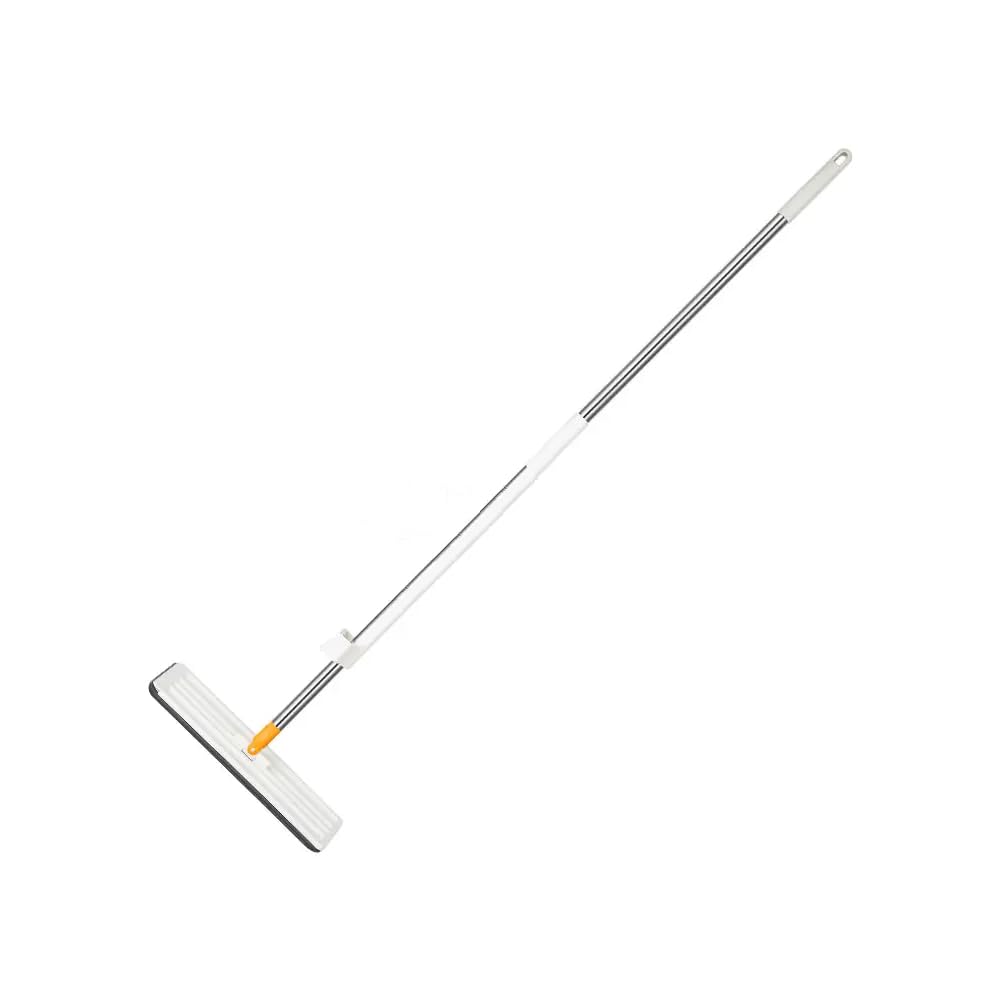 Flat Microfiber Magic Mop WHT – Stainless, Hands-Free