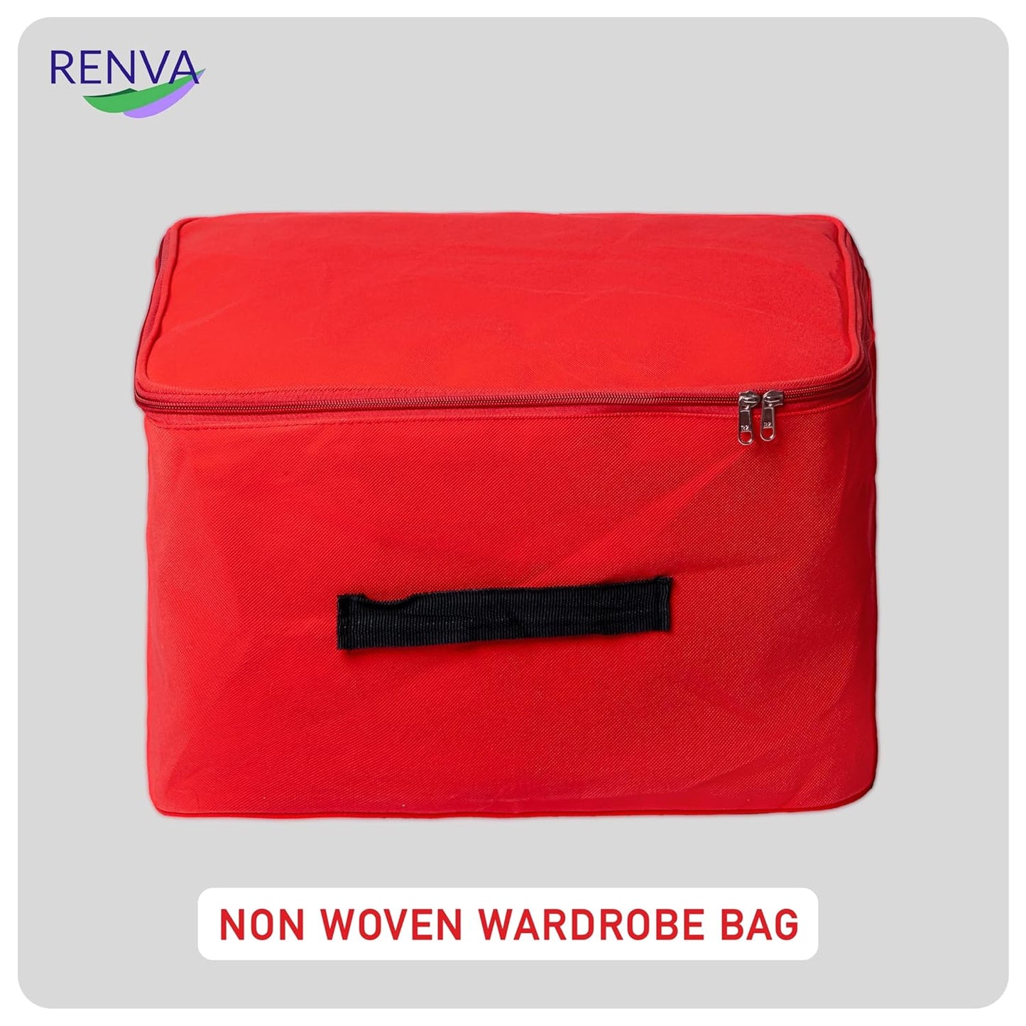 Underbed Storage Bag RED, Foldable, Moisture-Proof, 30L