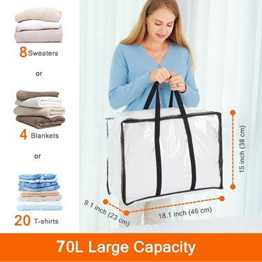 Underbed Storage Bag TRN, Foldable, Moisture-Proof, 70L