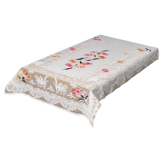 Dining Table Cover BRN Rectangular, Washable, 40x60Inch
