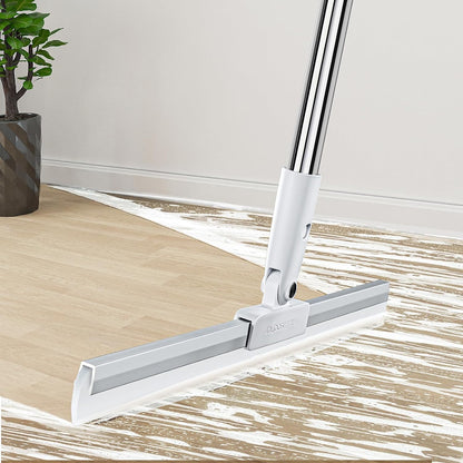 44" Silicone Floor Wiper, 180° Rotating Handle for Multi-Surface Cleaning