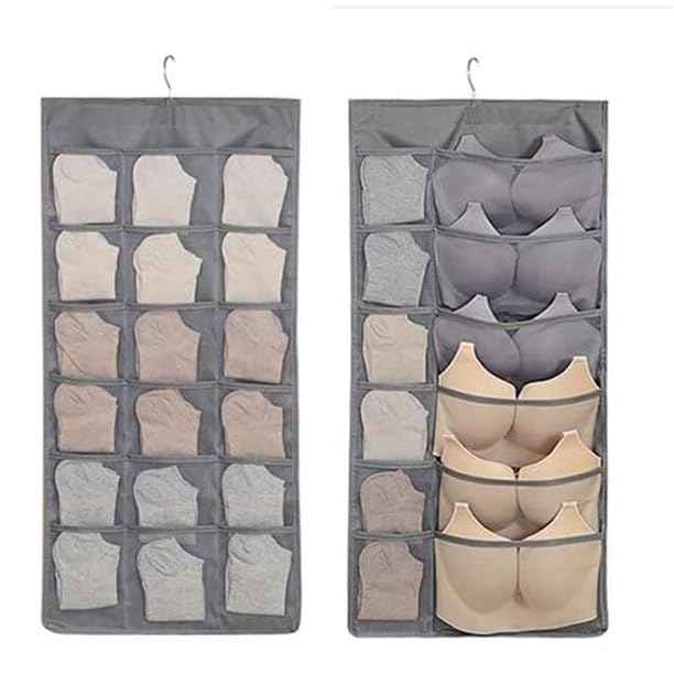 30 Pocket Hanging Organizer PNK – Double Sided, Rectangular