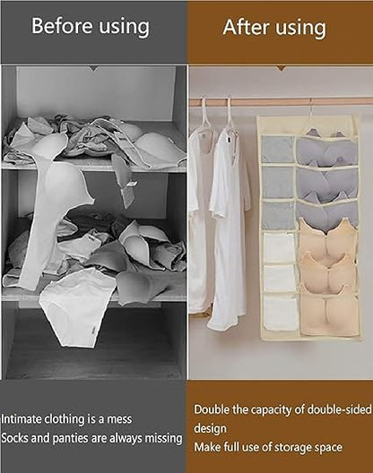 30 Pocket Hanging Organizer IVR – Double Sided, Rectangular