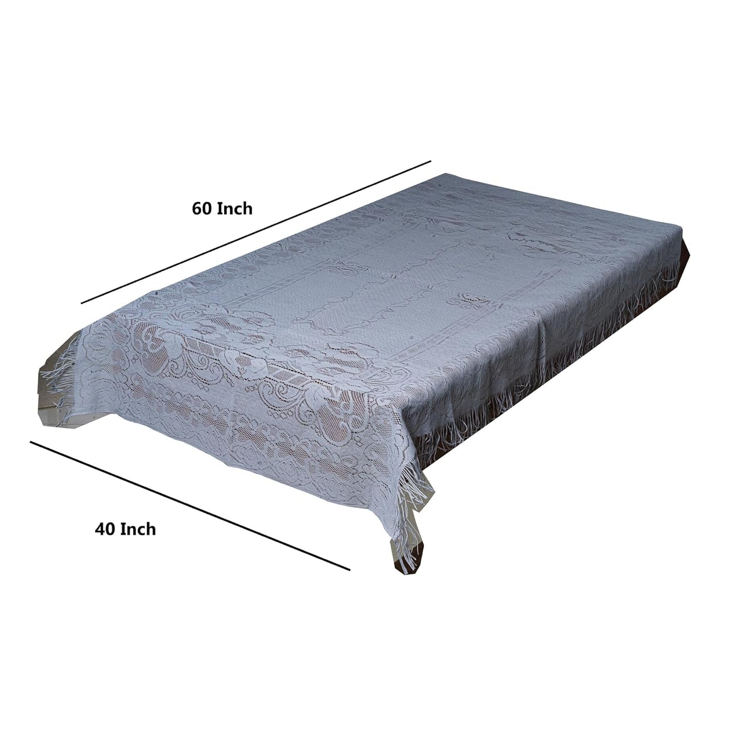 Dining Table Cover GRY Rectangular, Washable, 40x60Inch