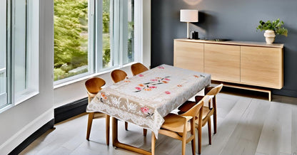 Dining Table Cover BRN Rectangular, Washable, 40x60Inch