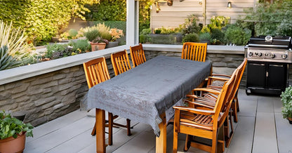 Dining Table Cover GRY Rectangular, Washable, 40x60Inch