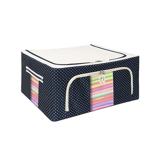 Clothes Storage Bin BLU DOT 24L/66L, Foldable, Polcotton