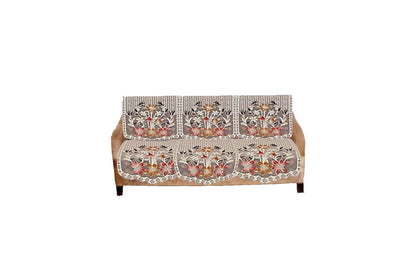 Cotton Sofa Cover BLU – 3,5,7 Seaters, Floral Printed