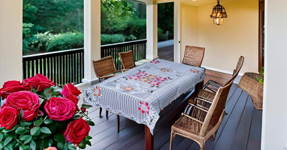Dining Table Cover BLU Rectangular, Washable, 40x60Inch