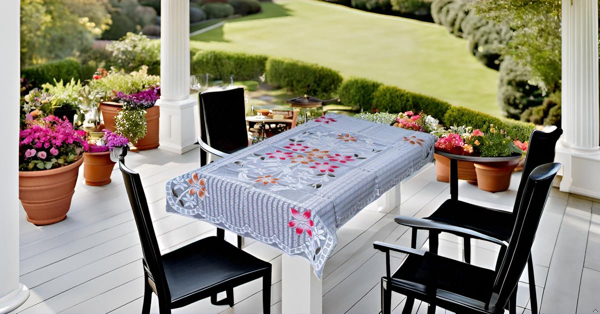 Dining Table Cover BLU Rectangular, Washable, 40x60Inch