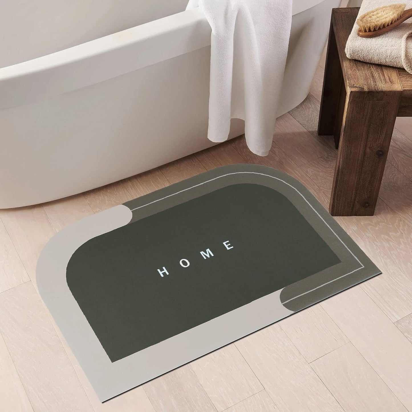 Printed Rectangle Doormat MultiColor Anti-Skid, 3.5mm, 60x40cm