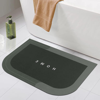 Printed Rectangle Doormat MultiColor Anti-Skid, 3.5mm, 60x40cm