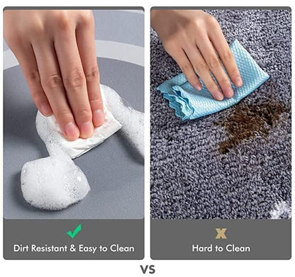 Water-Absorbent Round Mat GRY Anti-Skid, 3.5mm, 60x40cm