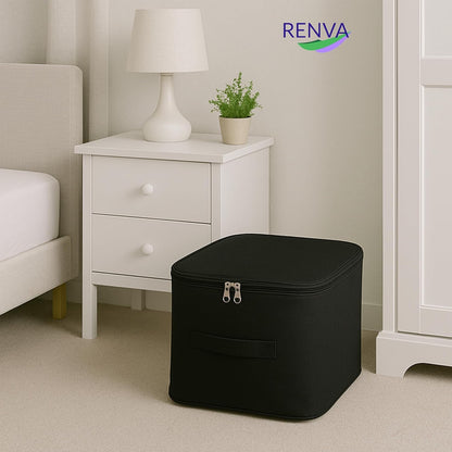 Underbed Storage Bag BLK, Foldable, Moisture-Proof, 30L