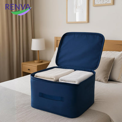 Underbed Storage Bag BLU, Foldable, Moisture-Proof, 30L