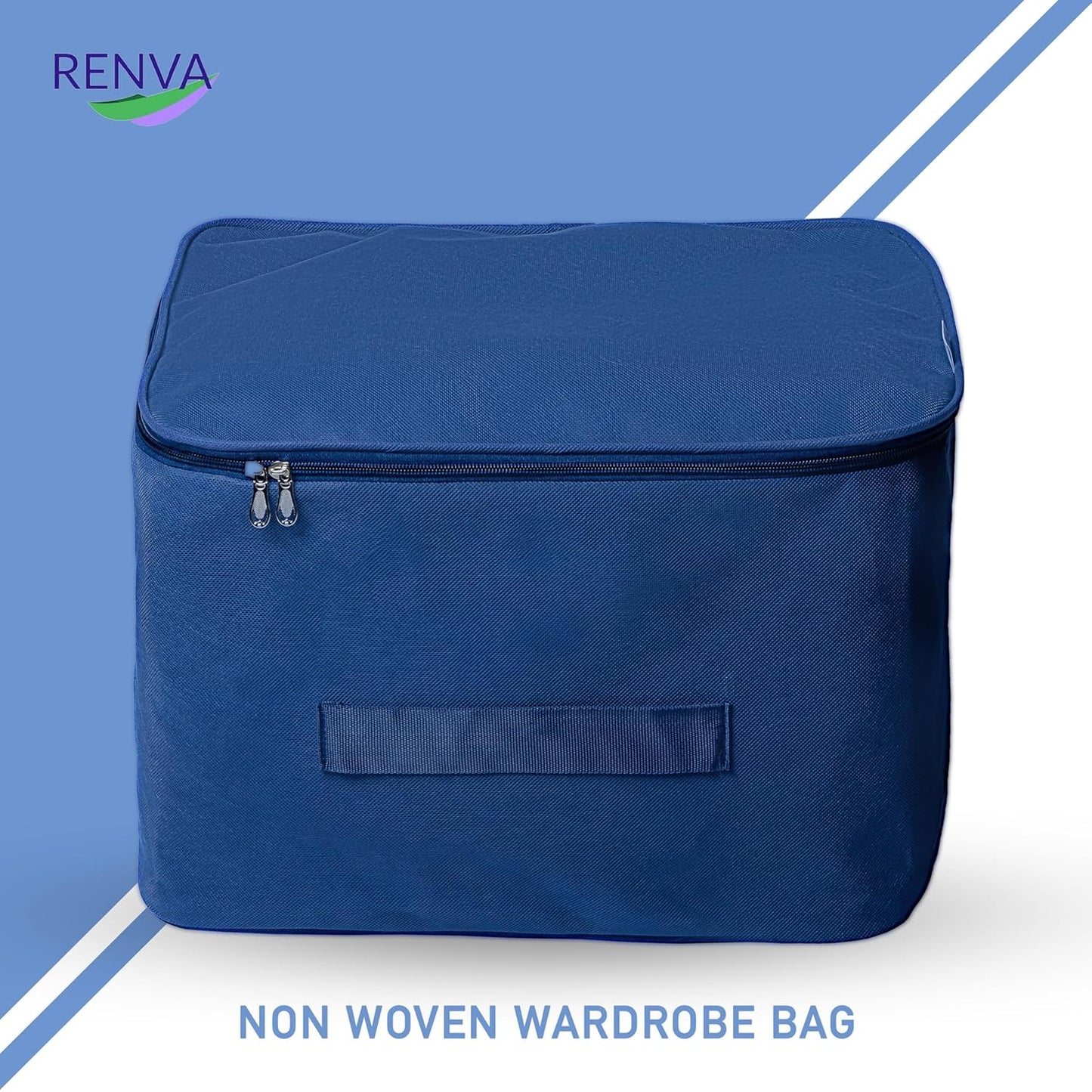 Underbed Storage Bag BLU, Foldable, Moisture-Proof, 30L