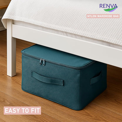 Underbed Storage Bag GRN, Foldable, Moisture-Proof, 30L