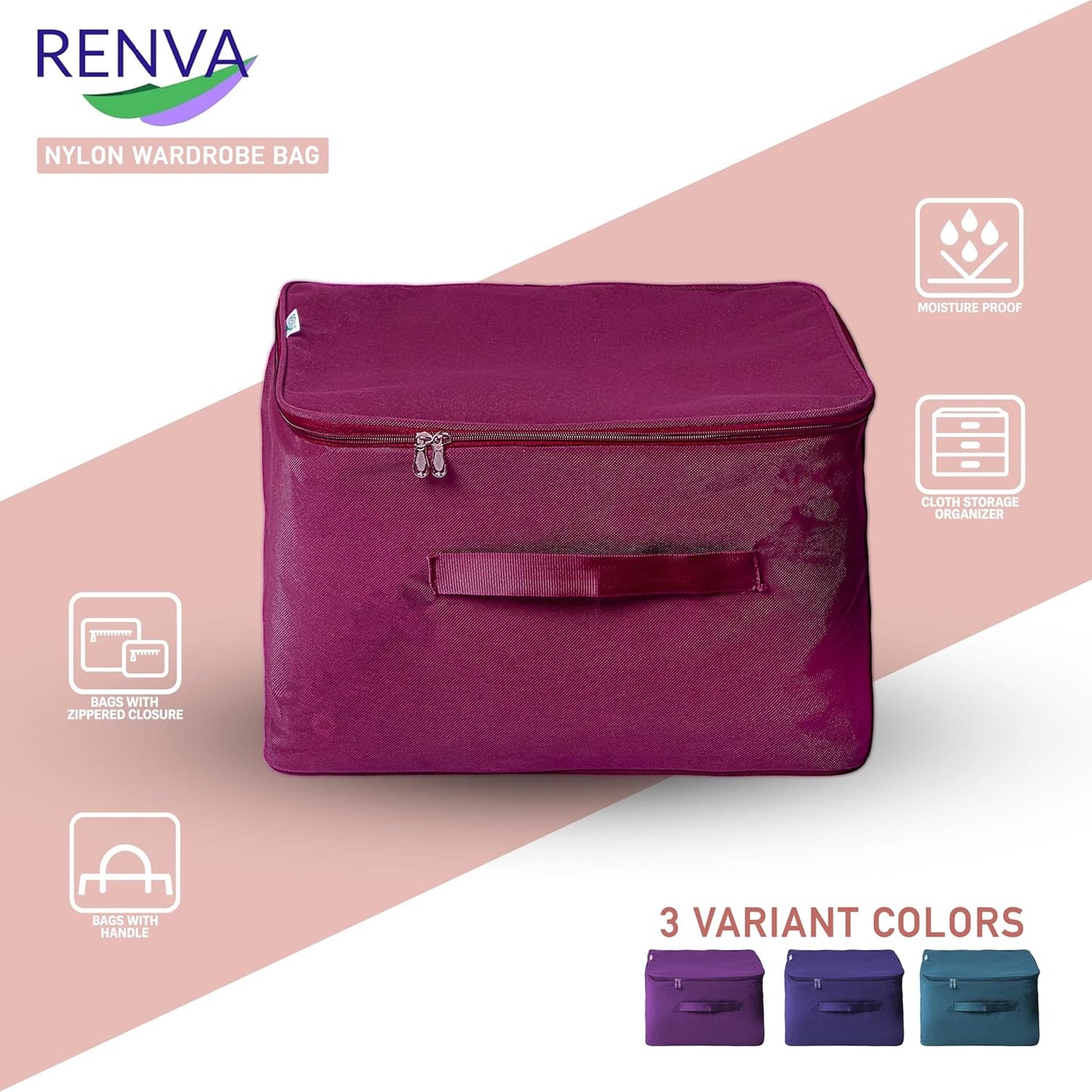Underbed Storage Bag MRN, Foldable, Moisture-Proof, 30L