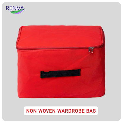 Underbed Storage Bag RED, Foldable, Moisture-Proof, 30L