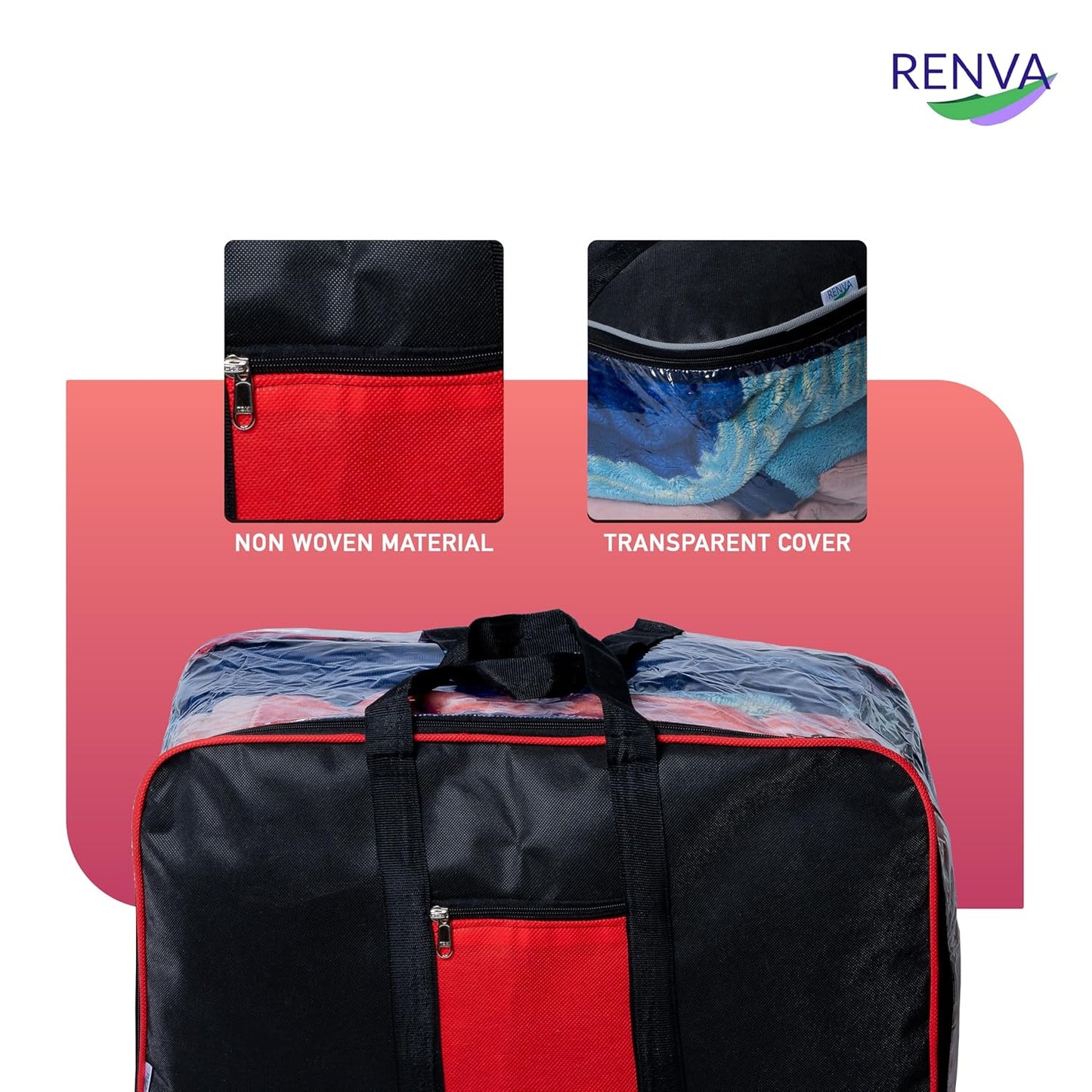 Underbed Storage Bag RTN, Foldable, Moisture-Proof, 70L