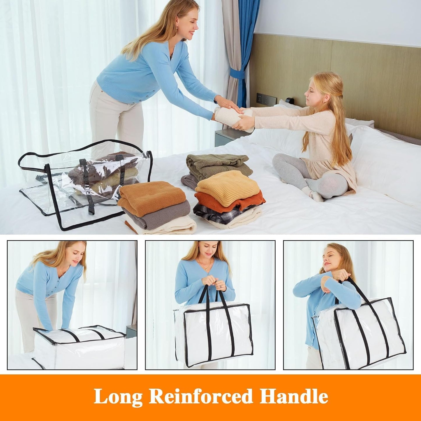 Underbed Storage Bag TRN, Foldable, Moisture-Proof, 70L